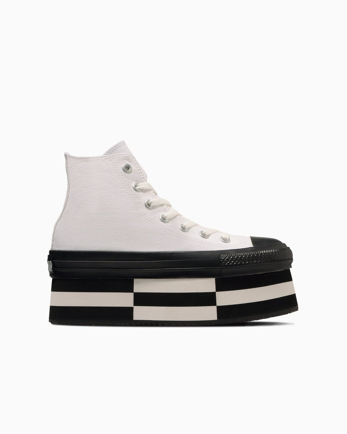 31312750 Converse All Star Chunkyblock Hi White Black (Women's)