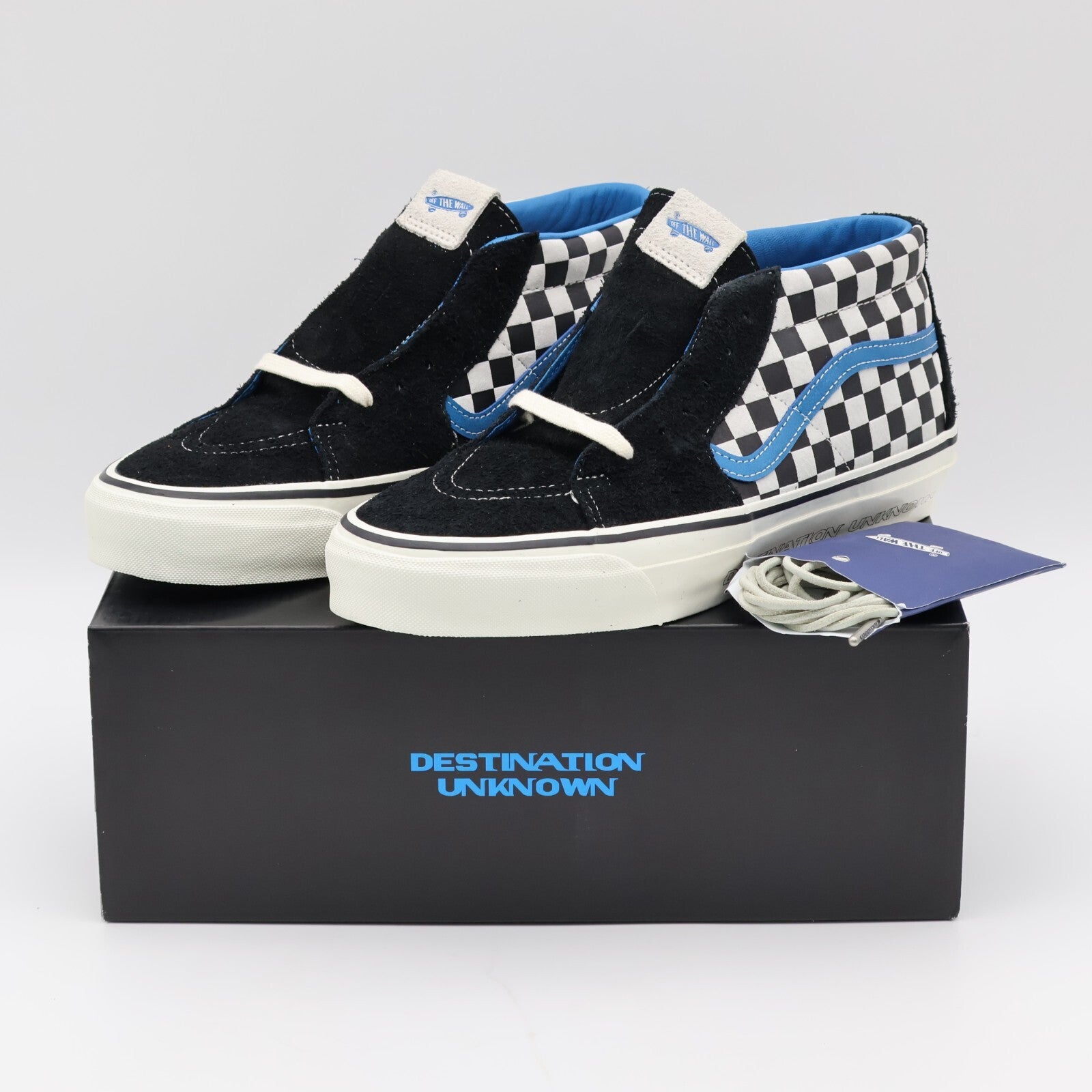 VN000N047Z2 Liberaiders Vans LX Slip-On Reissue 98 Checkerboard Blue (Men's)