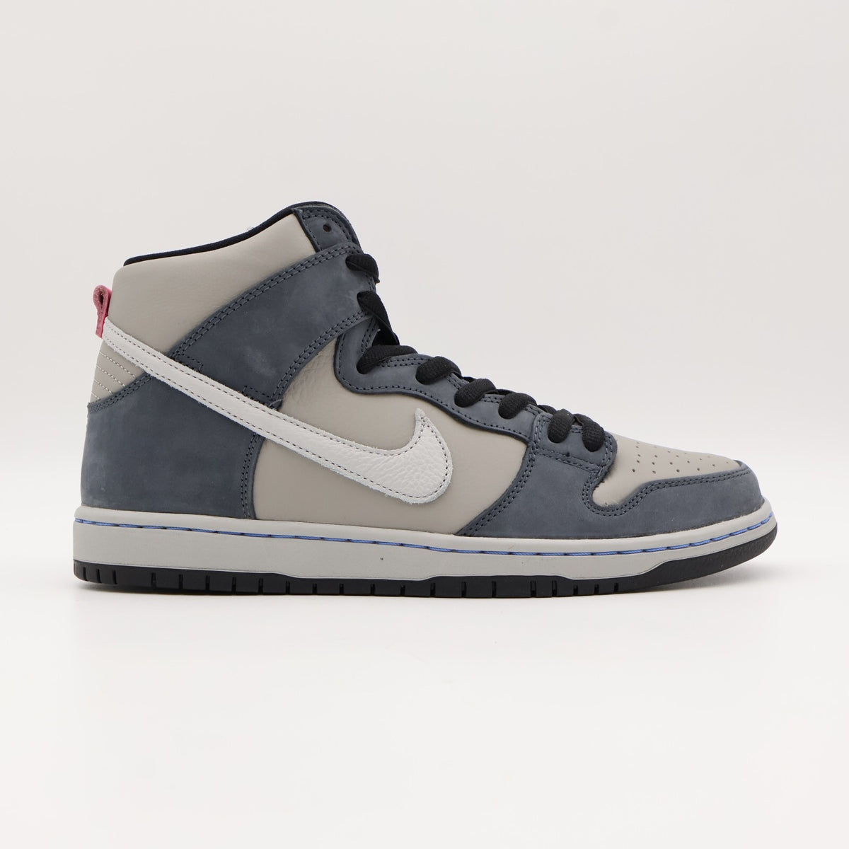 DJ9800-001 Nike SB Dunk High Pro Medium Grey Pink Flint Flamingo Gray Fog