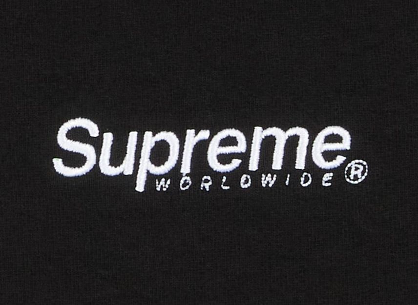 Supreme Worldwide Hooded Sweatshirt Black