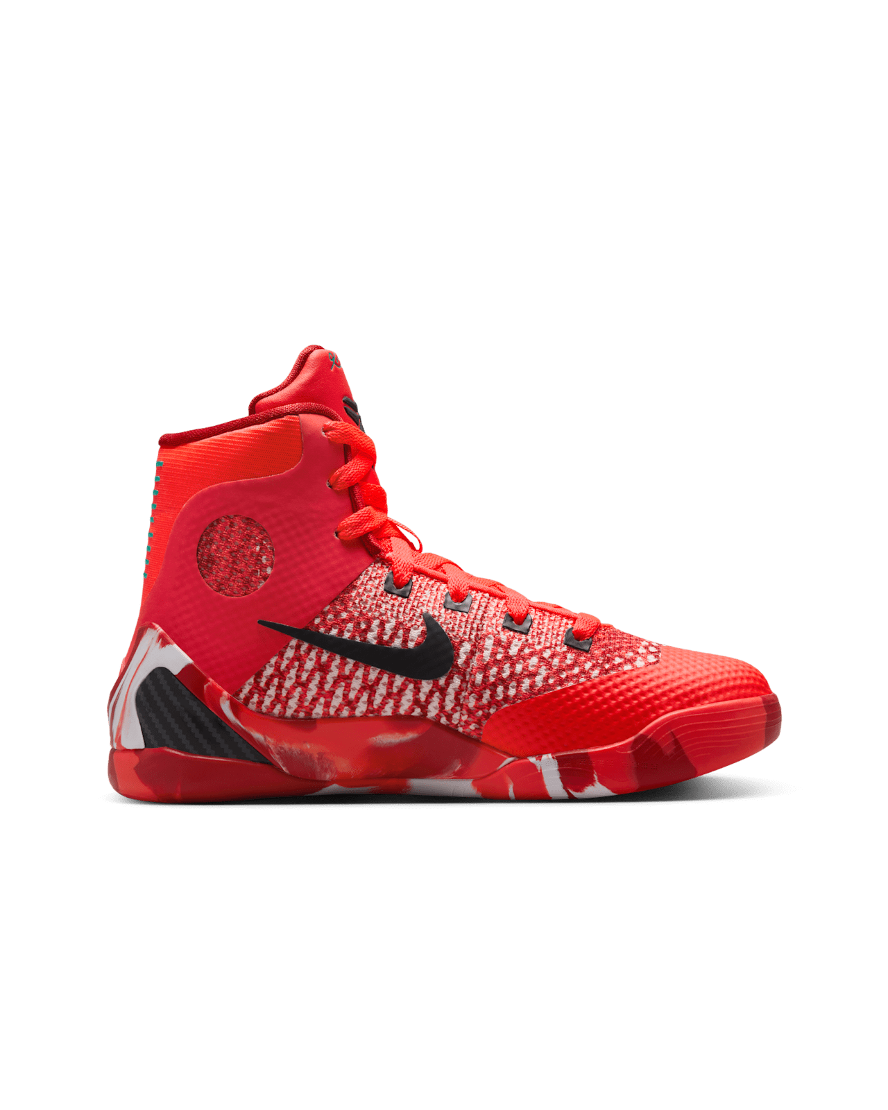 HJ9446-600 Nike GS Kobe 9 Elite High Protro Bright Crimson Emerald Green