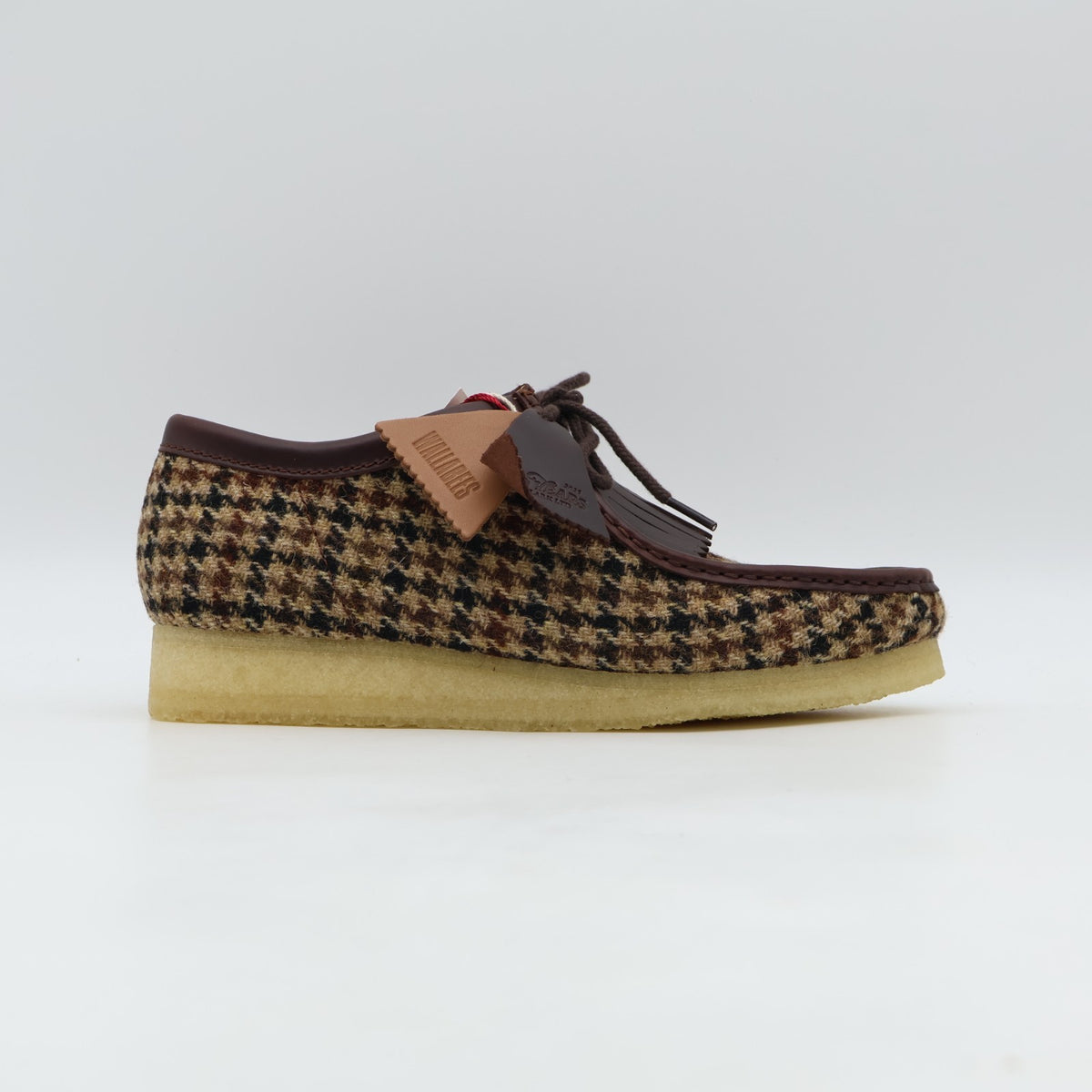 26182791 Harris Tweed Ã Clarks Wallabee Brown Tweed Combi ( Men's )