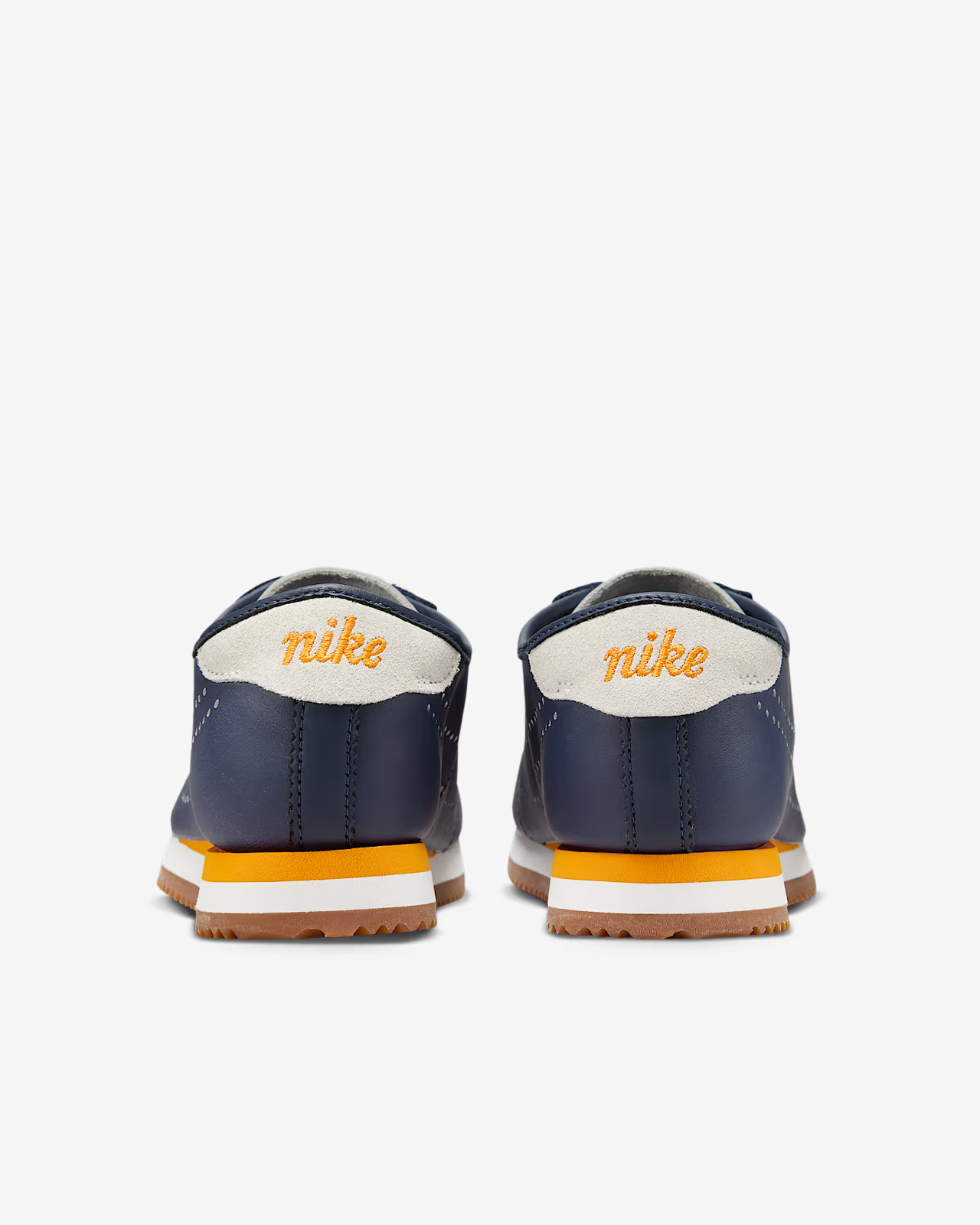 HQ1841-400 Nike Cortez Leather Midnight Navy Summit White (Women's)