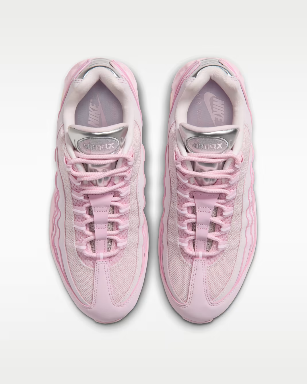 IV3305-600 Nike Air Max 95 Big Bubble Chrome "Pink Foam/Pearl Pink" (women's)